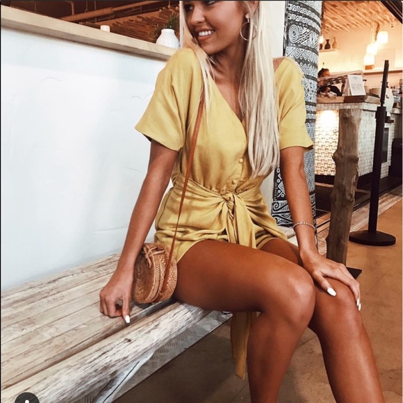 Sabo Skirt Dresses & Skirts - Sabo Skirt Gold Romper